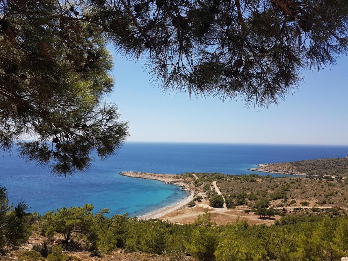 Chios Houses, Beautiful Restored Traditional Stone Houses With An Astonishing Seaview Volissos Екстериор снимка